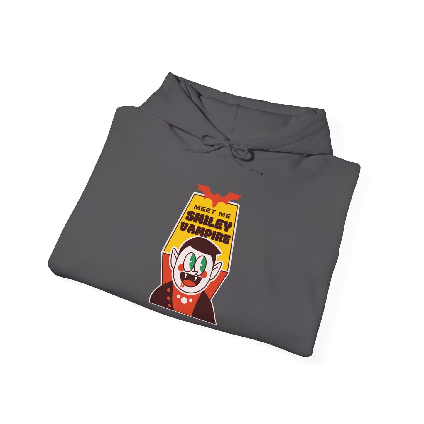 Colorful Vampire-Themed Unisex Hoodie, Perfect for Halloween, Cozy Casual Wear, Birthday Gift, Statement Piece, Fun Design
