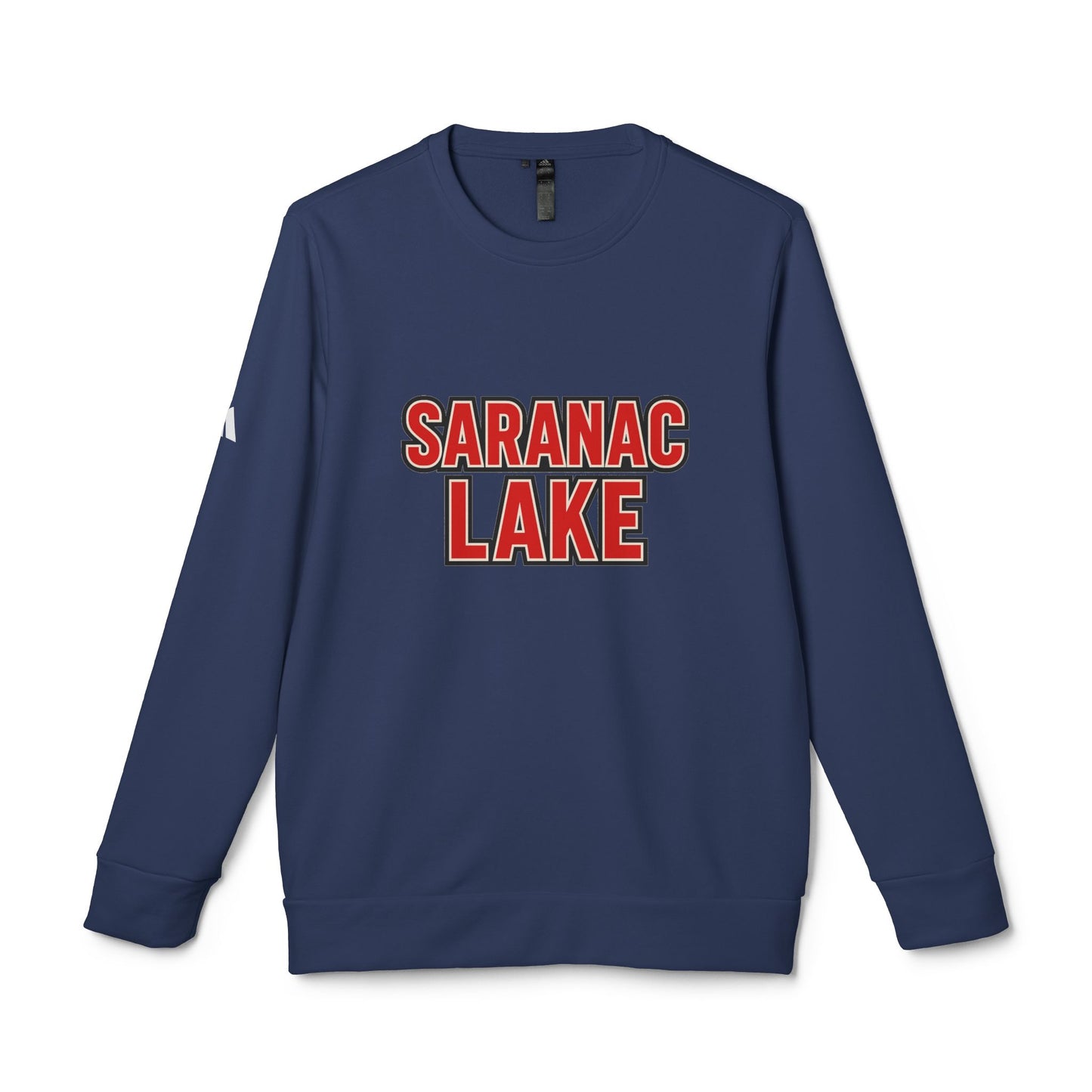 Saranac Lake Adidas Unisex Fleece Crewneck Sweatshirt