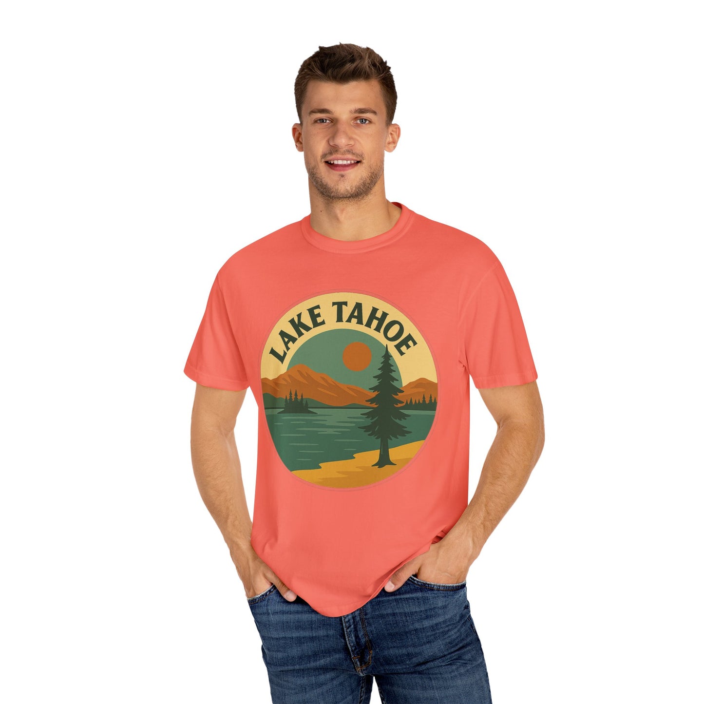 Lake Tahoe Unisex Garment-Dyed T-shirt