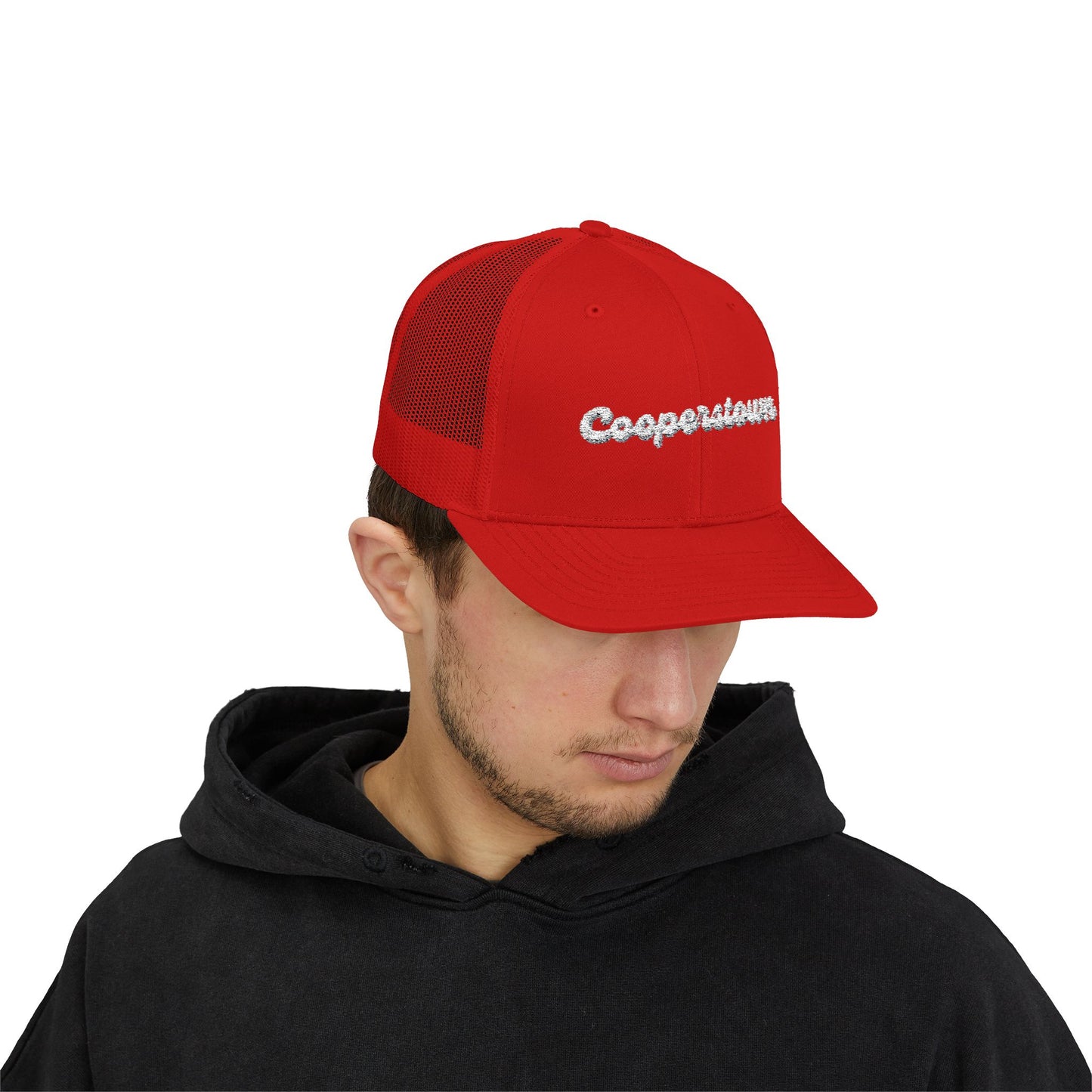 Cooperstown Sparkly Trucker Cap with Rhinestone 'Ballin' Style' Design | Trendy Snapback Hat for Fashion Lovers, Unisex Gift for Holidays