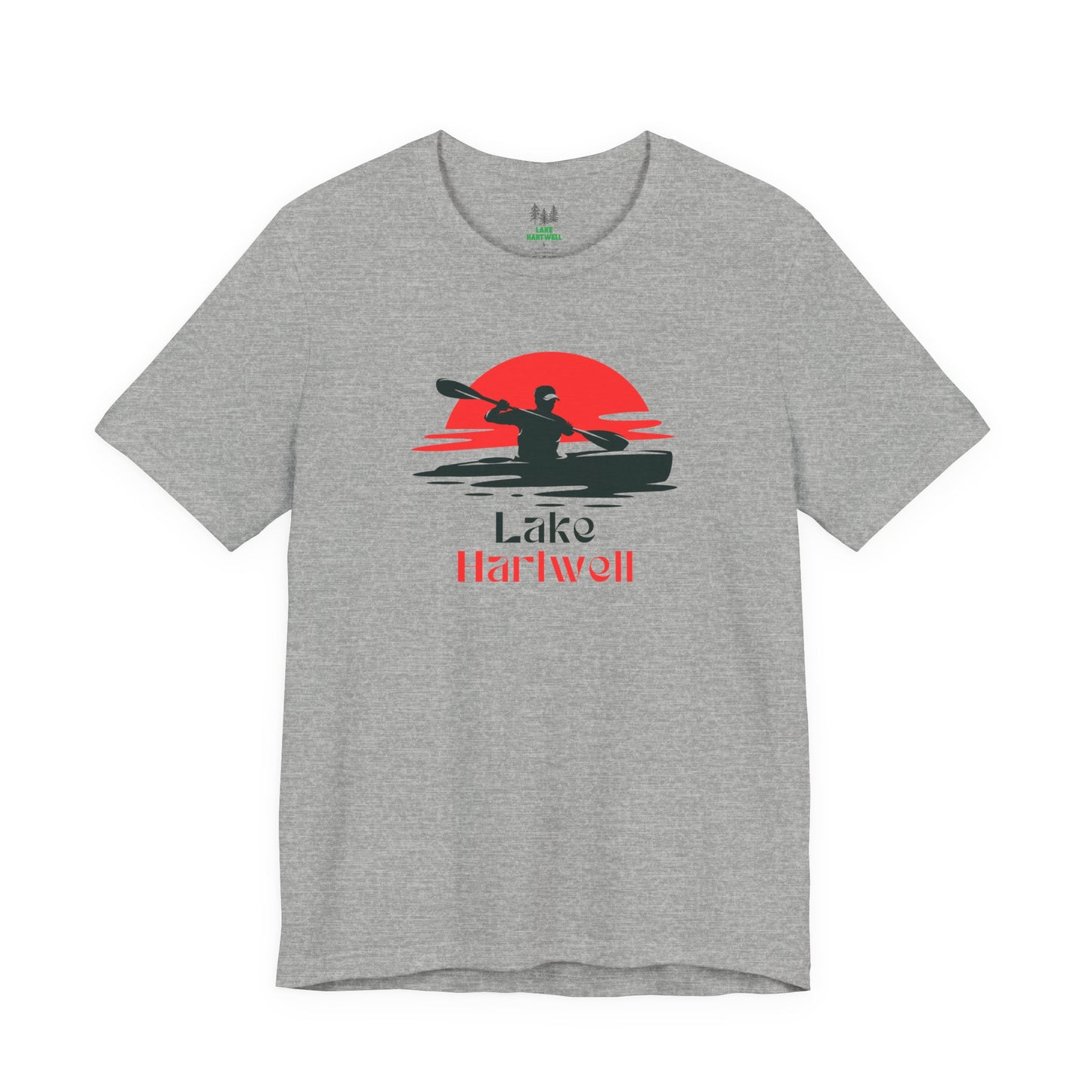 Lake Hartwell Tee - Kayaking Graphic Unisex Jersey Short Sleeve Shirt, Outdoor Adventure Gift, Summer Vibes, Lake Lover Apparel