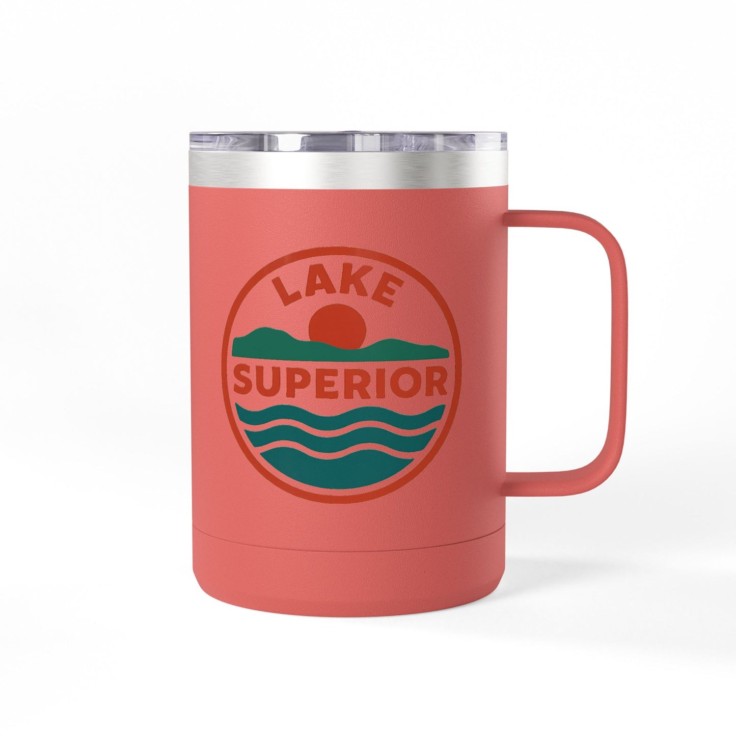 Lake Superior Coffee Mug Tumbler, 15oz