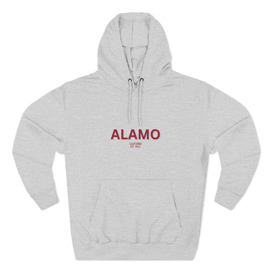 Alamo Fleece Hoodie, Casual Sweatshirt, Cozy Layering Piece, Perfect Gift for All Occasions, Stylish Streetwear