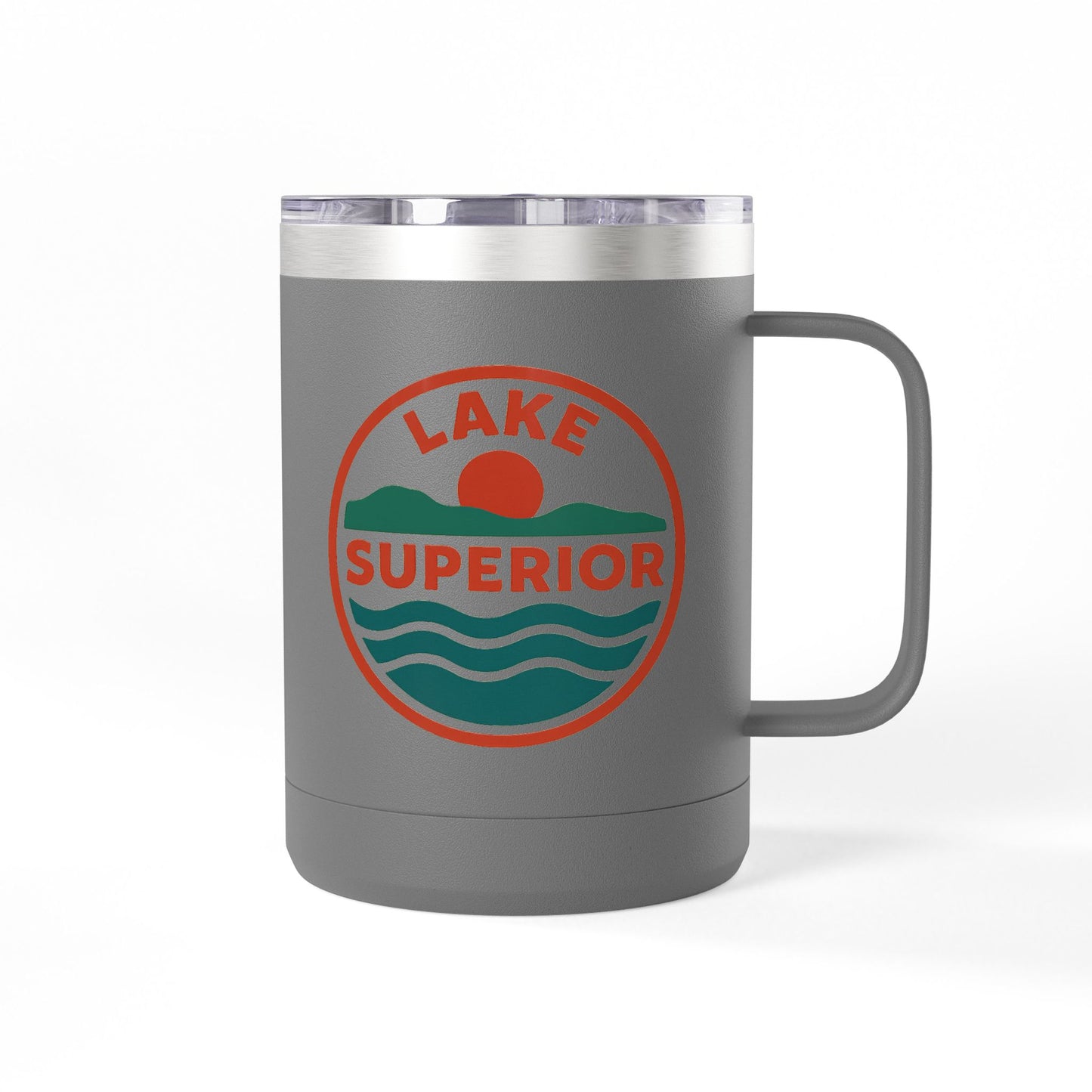 Lake Superior Coffee Mug Tumbler, 15oz