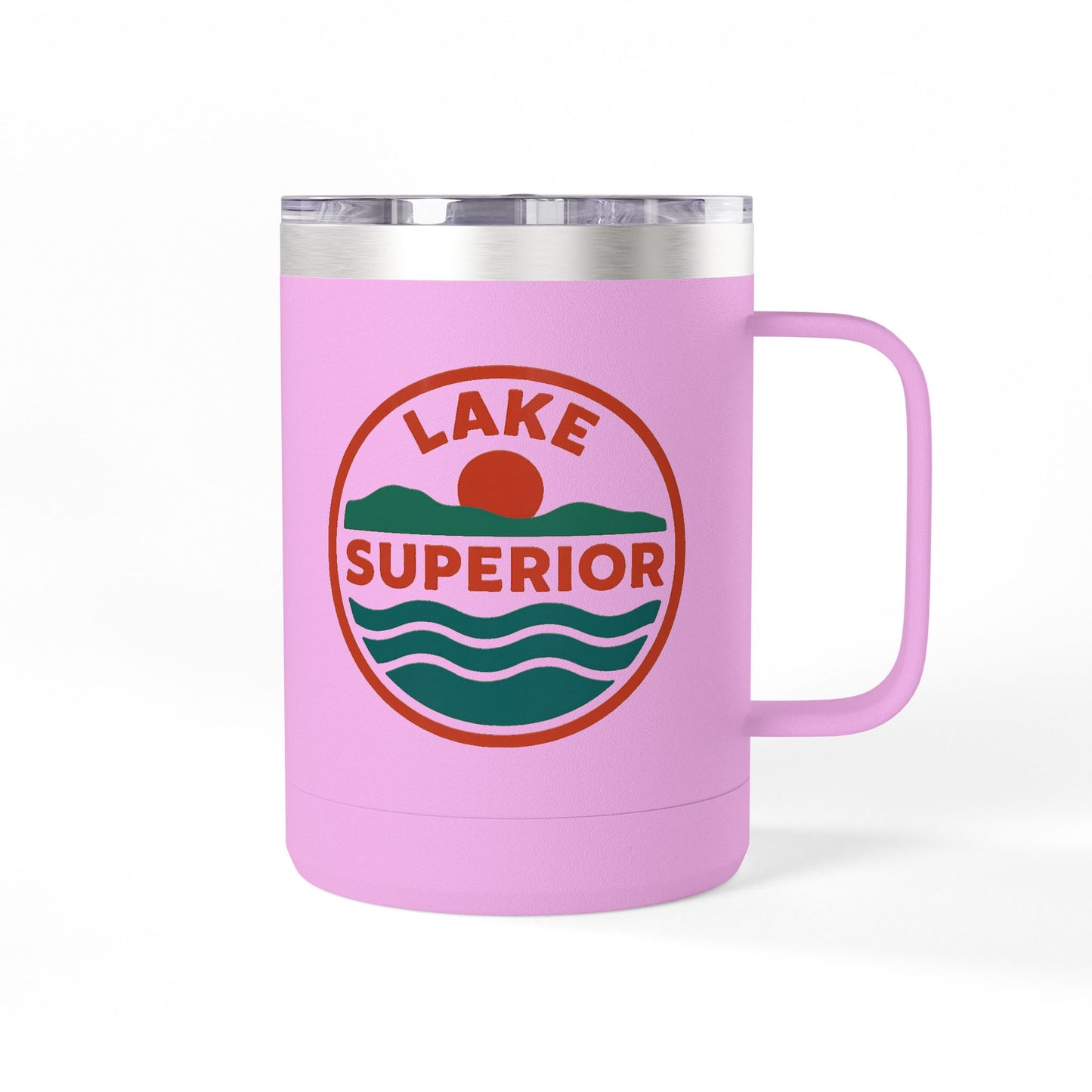 Lake Superior Coffee Mug Tumbler, 15oz