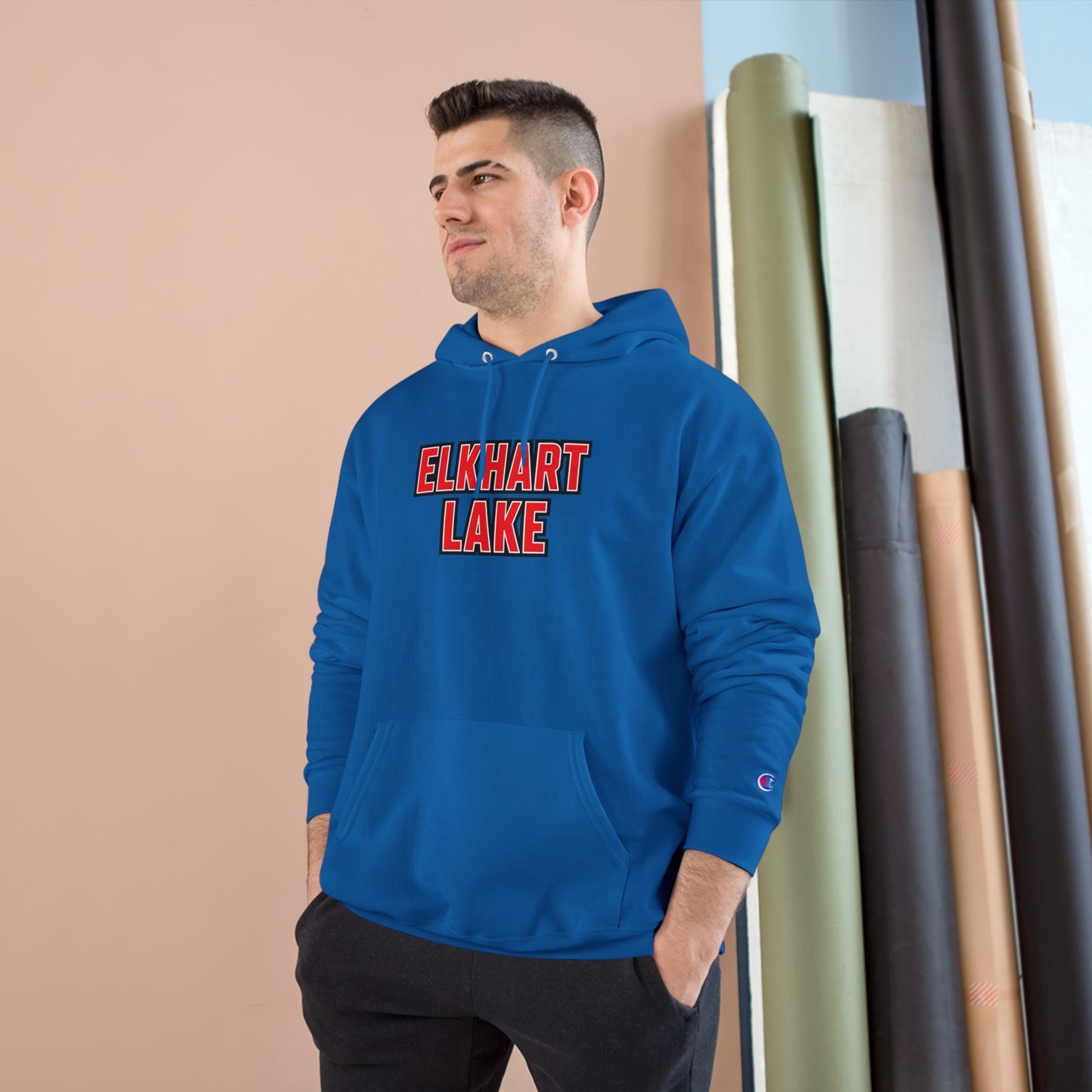 Elkhart Lake Cozy Hoodie, Perfect for Outdoor Adventures, Lake Days, Gifts for Nature Lovers, Comfortable Sweatshirt