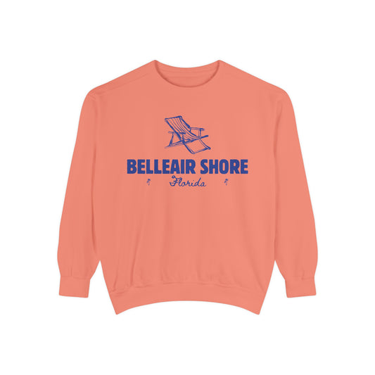 Belleair Shore Unisex Sweatshirt, Cozy Beach Vibes, Perfect Summer Gift, Florida Apparel, Relaxed Style for All