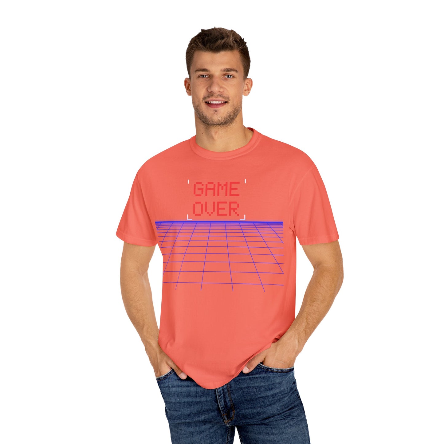 Gamer - Game Over - Unisex Garment-Dyed T-shirt