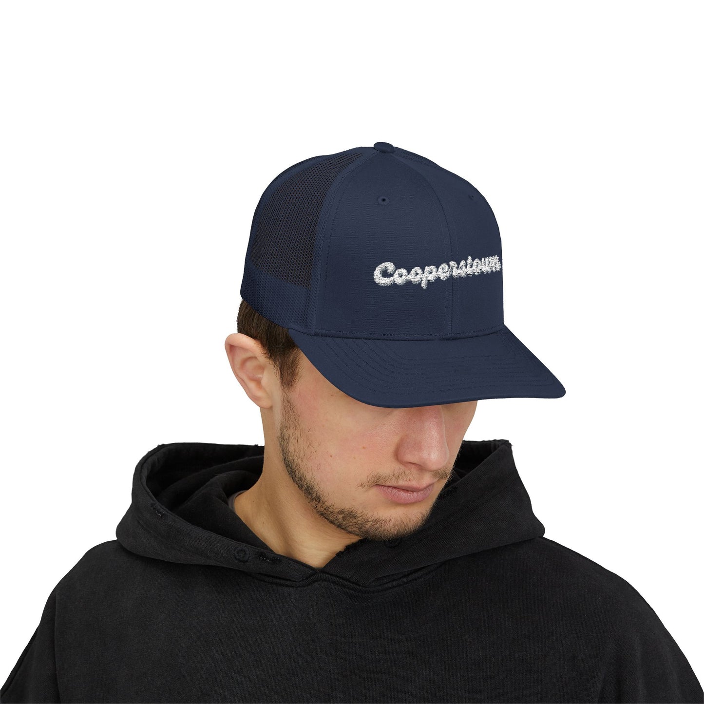 Cooperstown Sparkly Trucker Cap with Rhinestone 'Ballin' Style' Design | Trendy Snapback Hat for Fashion Lovers, Unisex Gift for Holidays