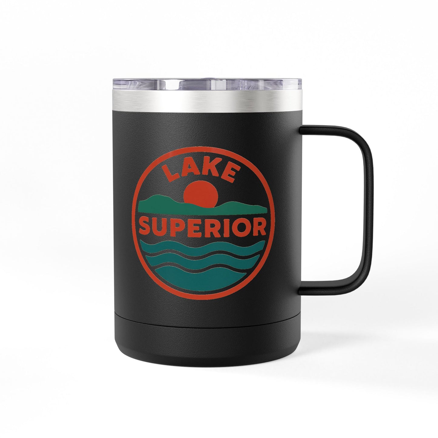 Lake Superior Coffee Mug Tumbler, 15oz