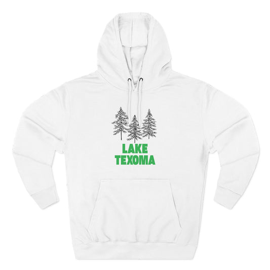 Lake Texoma Fleece Hoodie, Cozy Sweatshirt, Outdoor Adventure Wear, Unique Gift for Lake Lovers, Perfect for Fall and Winter