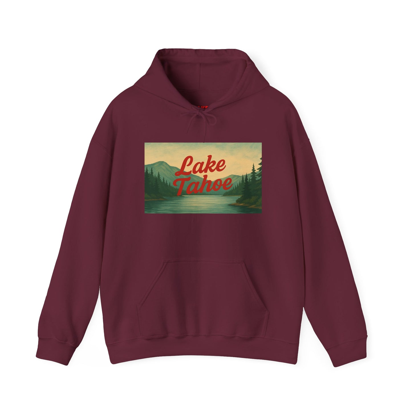 Lake Tahoe Hoodie, Cozy Casual Wear, Unisex Sweatshirt, Lake Lover Gift, Outdoor Adventure Apparel, Summer Retreat Fashion