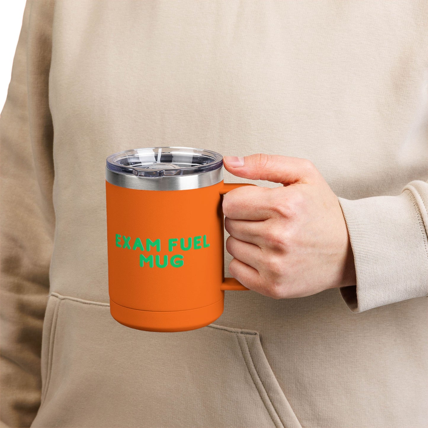 Exam Fuel Mug Tumbler | Perfect for Students, Study Sessions, Motivational Drinkware, Eco-Friendly Cup