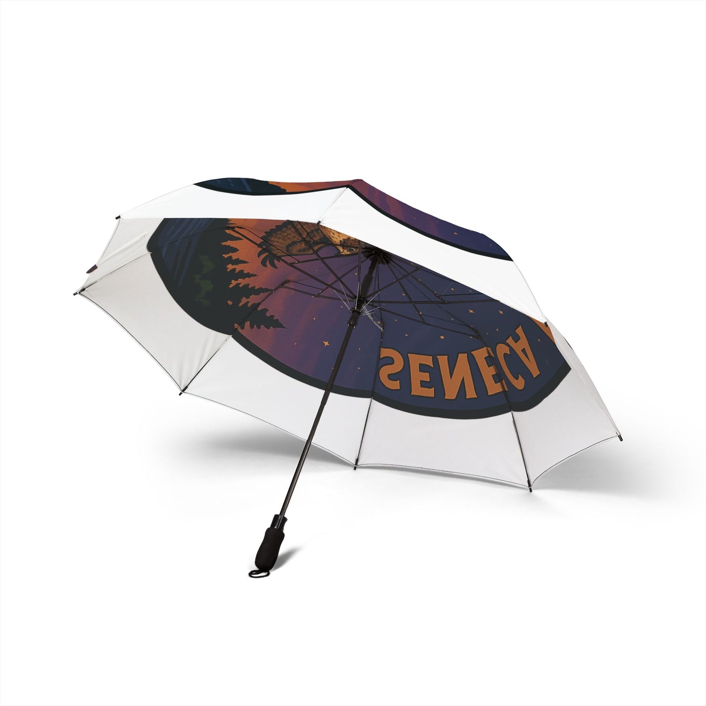Seneca Lake Semi-Automatic Foldable Umbrella, Travel Umbrella, Outdoor Gear, Gifts for Nature Lovers, Rainy Day Essential