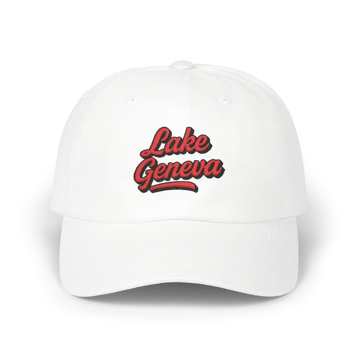 Lake Geneva Stylish Dad Cap, Casual Summer Hat, Outdoor Accessory, Gift for Father's Day, Boating Trip Gear, Everyday Wear