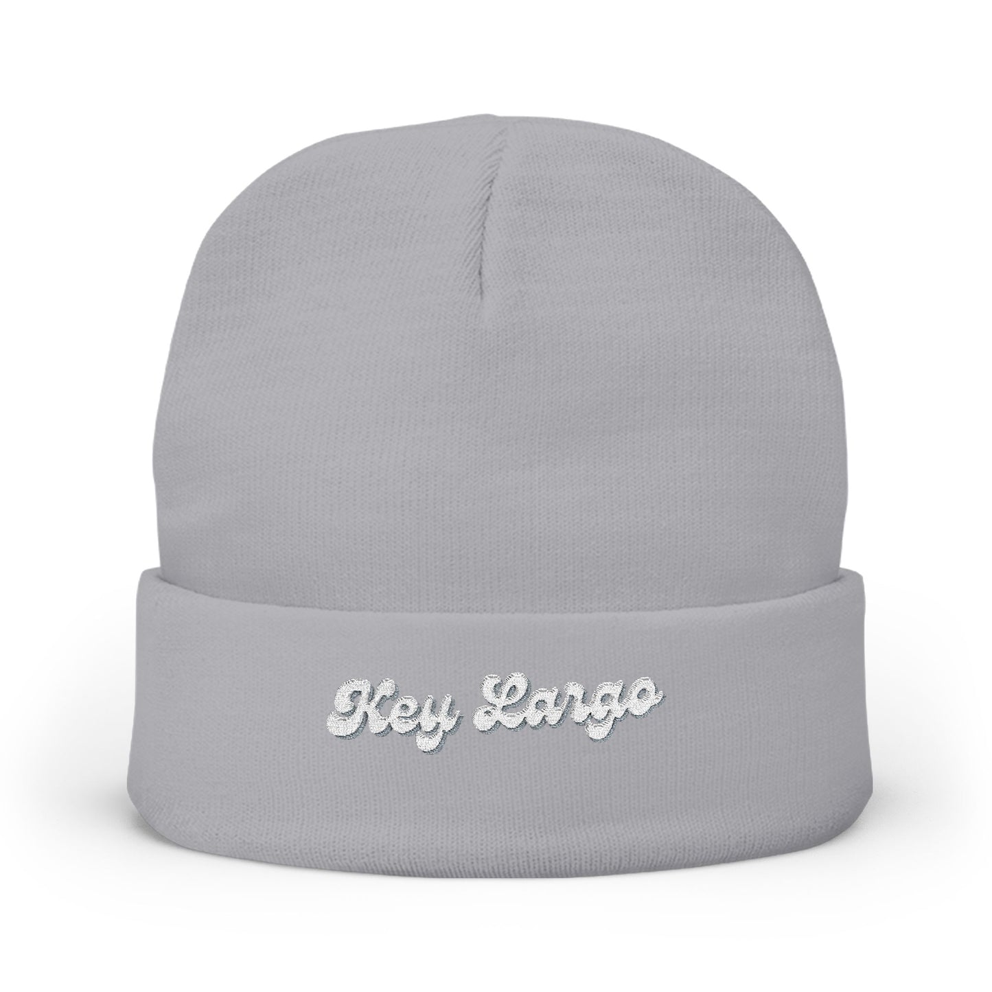Key Largo Cozy Embroidered Knit Beanie | Winter Hat, Casual Fashion Accessory, Gift for Him/Her, Cozy Style, Outdoor Wear