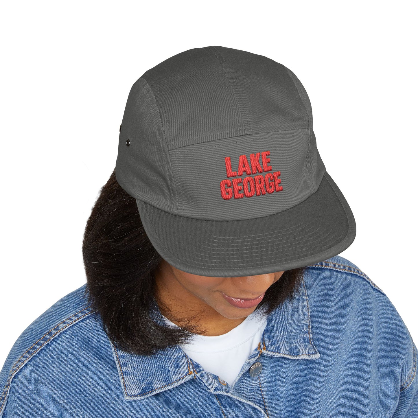 Lake George 5 Panel Cap (Embroidery)