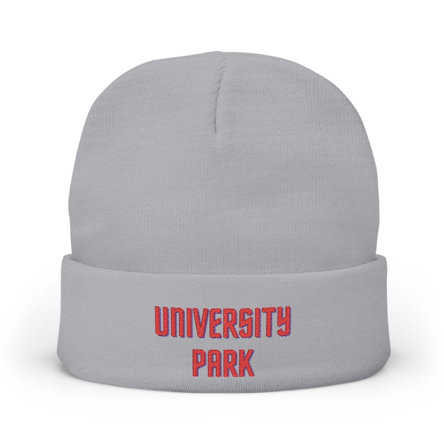University Park Cozy Custom Knit Beanie - Personalized Hat, Winter Accessory, Gifts for Him, Her, Stylish Warmth