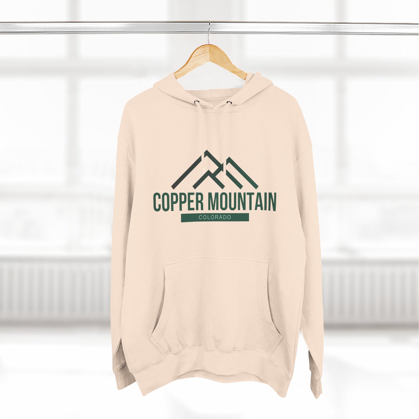 Copper Mountain Vibes Hoodie with Design, Perfect for Autumn Lovers, Comfortable and Stylish, Great Gift for Vacations