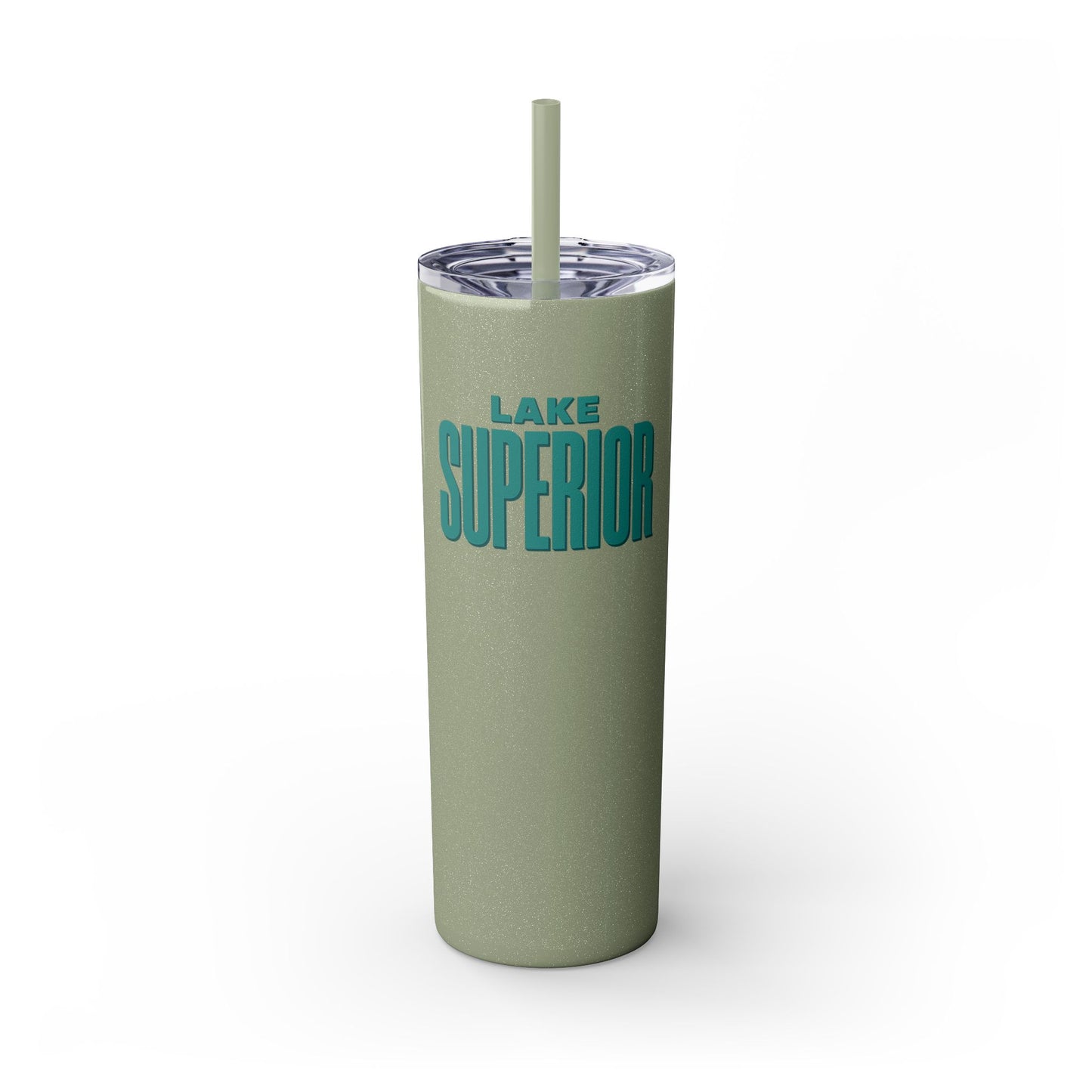 Lake Superior Skinny Tumbler - 20oz Travel Mug, Eco-Friendly Drinkware for Adventurers, Ideal for Camping, Picnics, and Daily Hydration