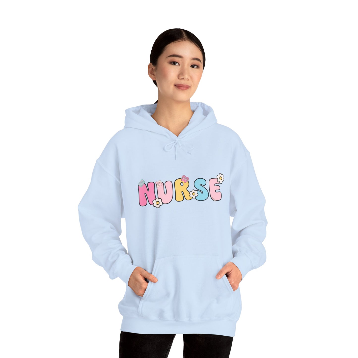Cute Nurse Hoodie for Healthcare Workers, Cozy Sweatshirt for Nurses, Gift for Nursing Students, Healthcare Appreciation