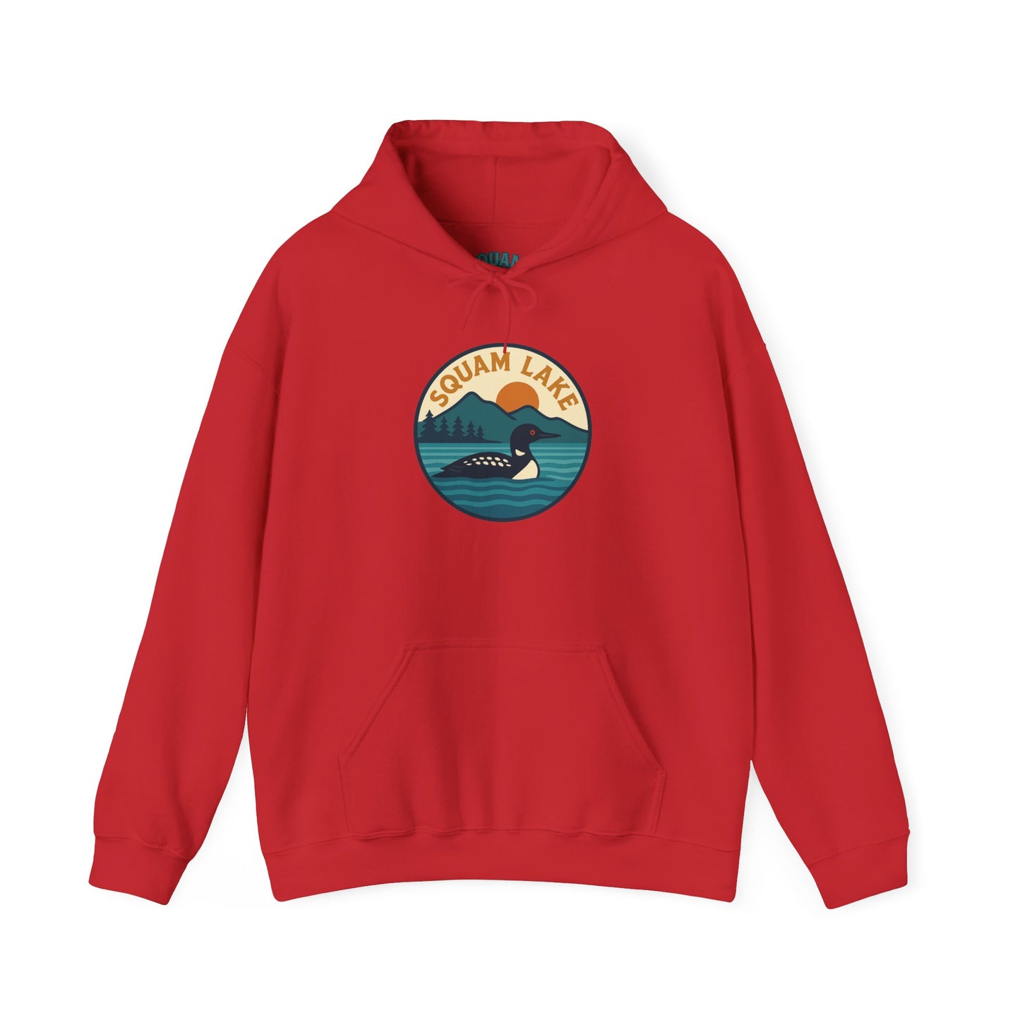 Squam Lake Hoodie, Cozy Casual Wear, Unisex Sweatshirt, Lake Lover Gift, Outdoor Adventure Apparel, Summer Retreat Fashion
