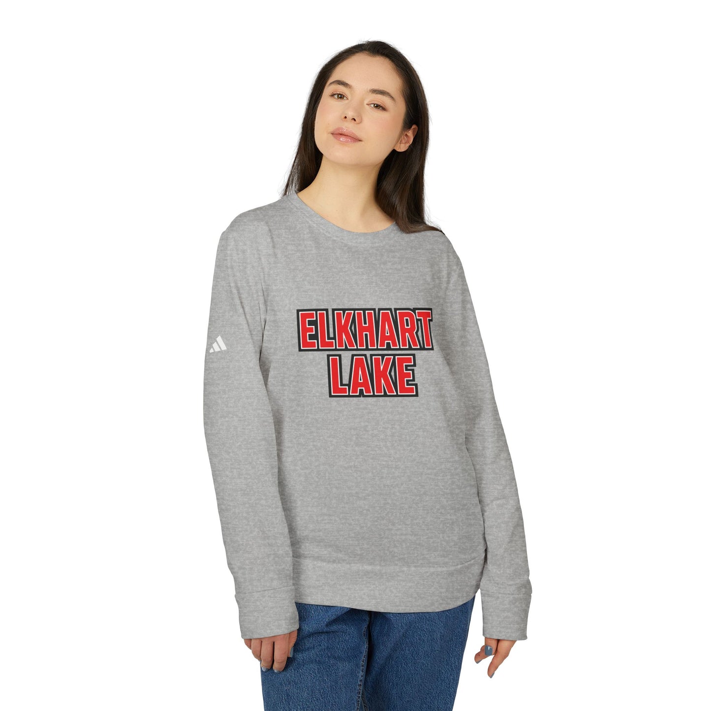 Elkhart Lake Adidas Unisex Fleece Crewneck Sweatshirt