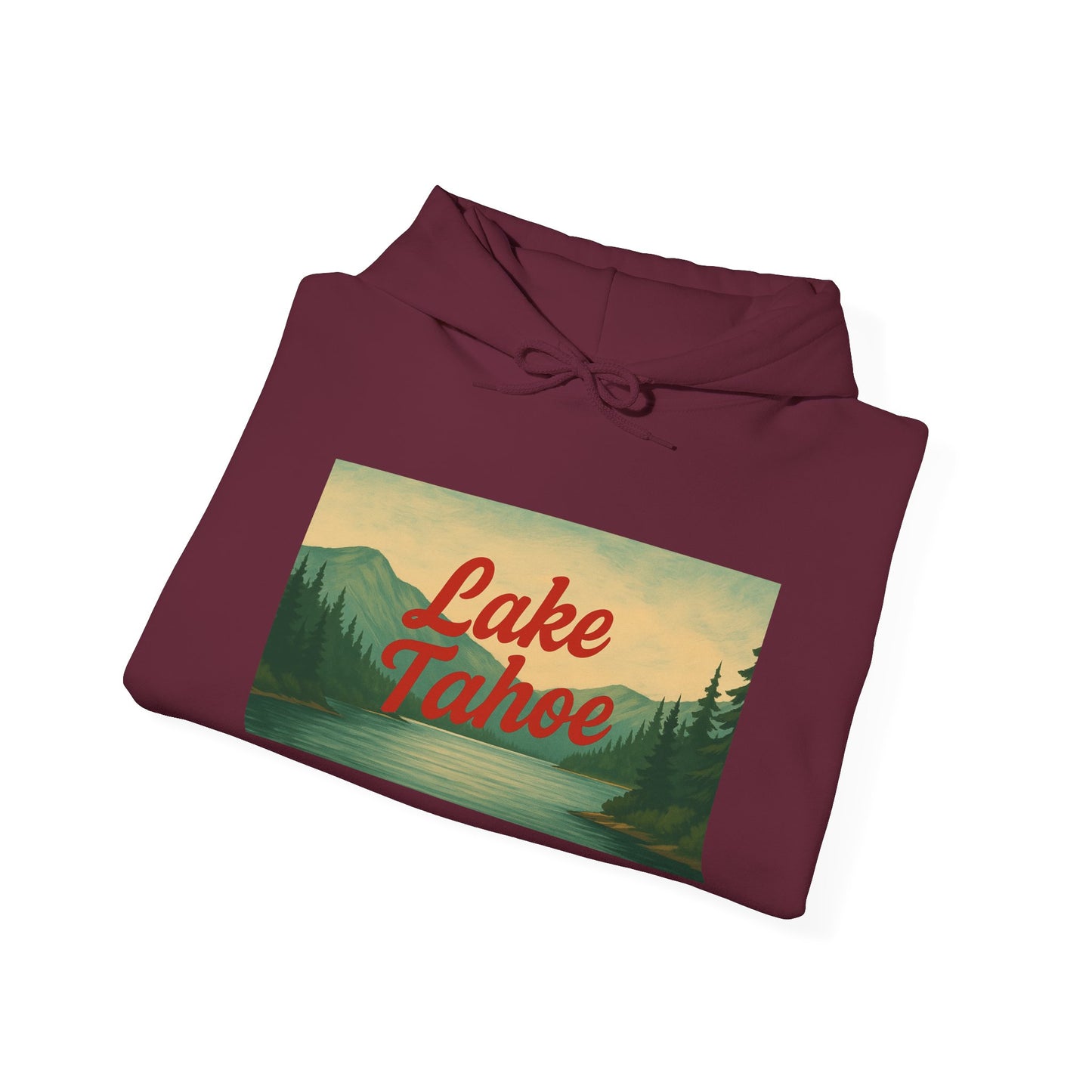 Lake Tahoe Hoodie, Cozy Casual Wear, Unisex Sweatshirt, Lake Lover Gift, Outdoor Adventure Apparel, Summer Retreat Fashion