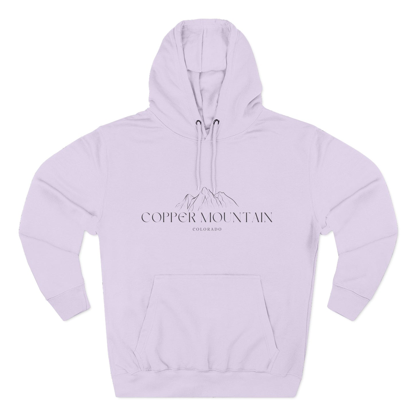 Copper Mountain Inspired Fleece Hoodie, Casual Wear, Relaxation, Gift for Autumn Lovers, Travel Essential