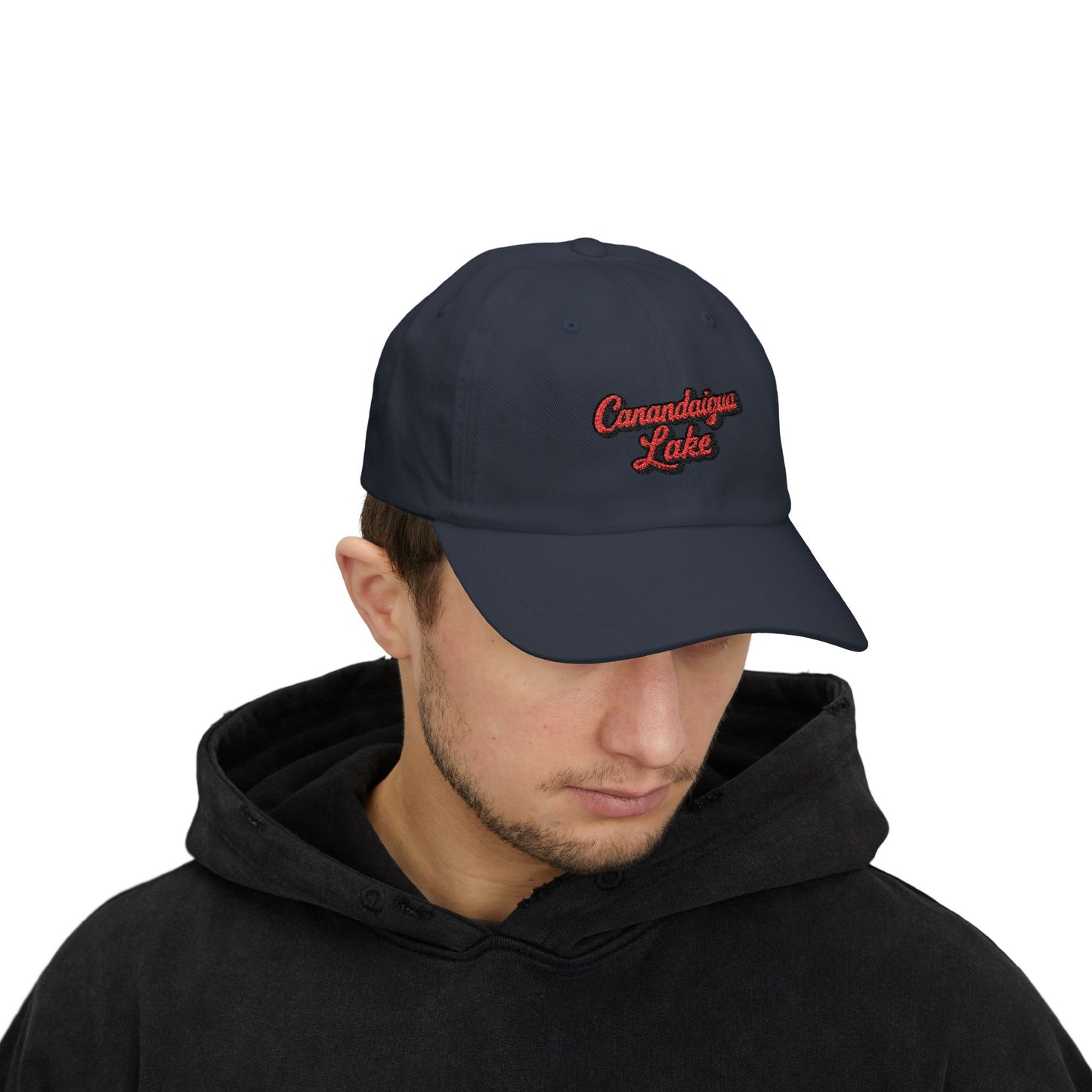 Canandaigua Lake Stylish Dad Cap, Casual Summer Hat, Outdoor Accessory, Gift for Father's Day, Boating Trip Gear, Everyday Wear