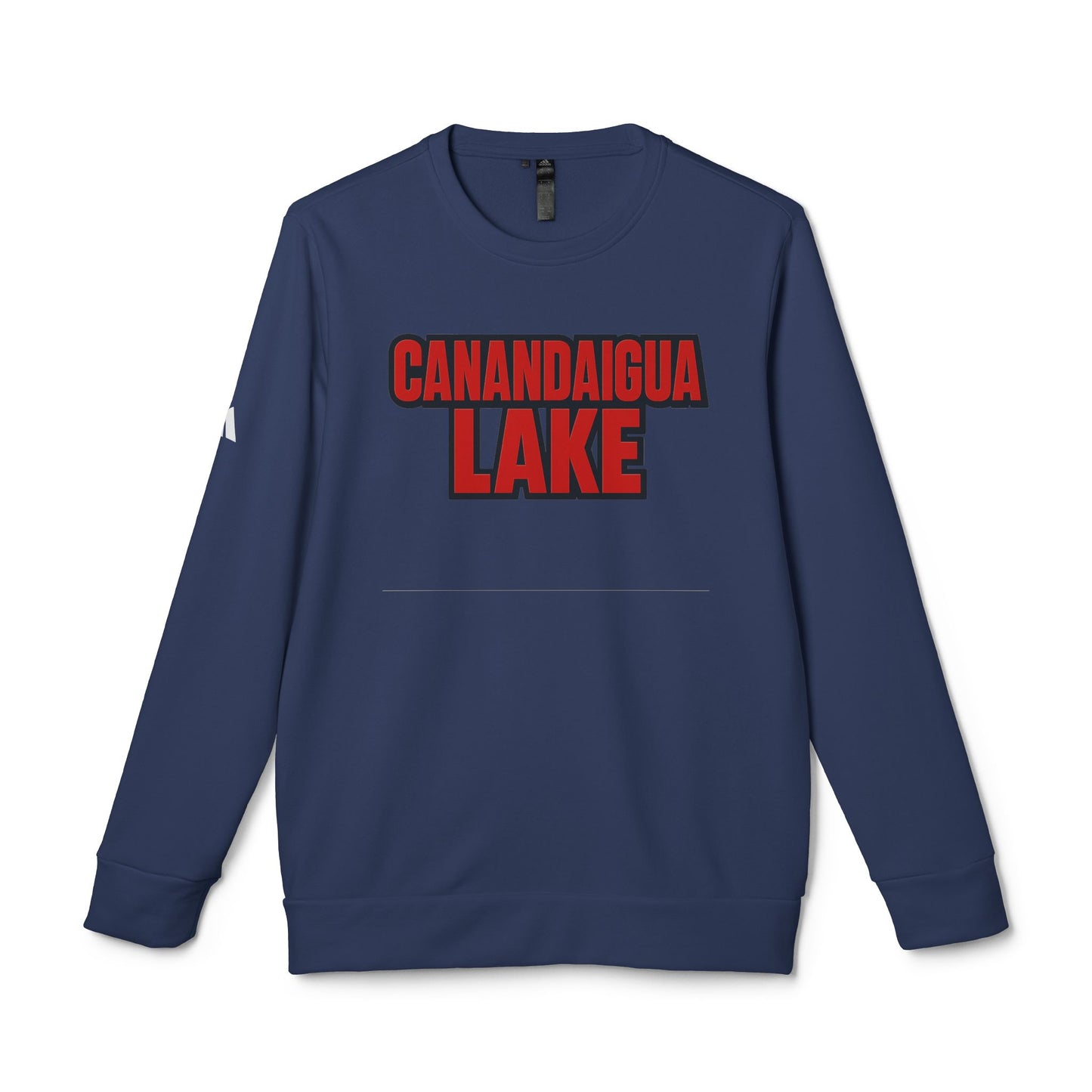 Canandaigua Lake Adidas Unisex Fleece Crewneck Sweatshirt