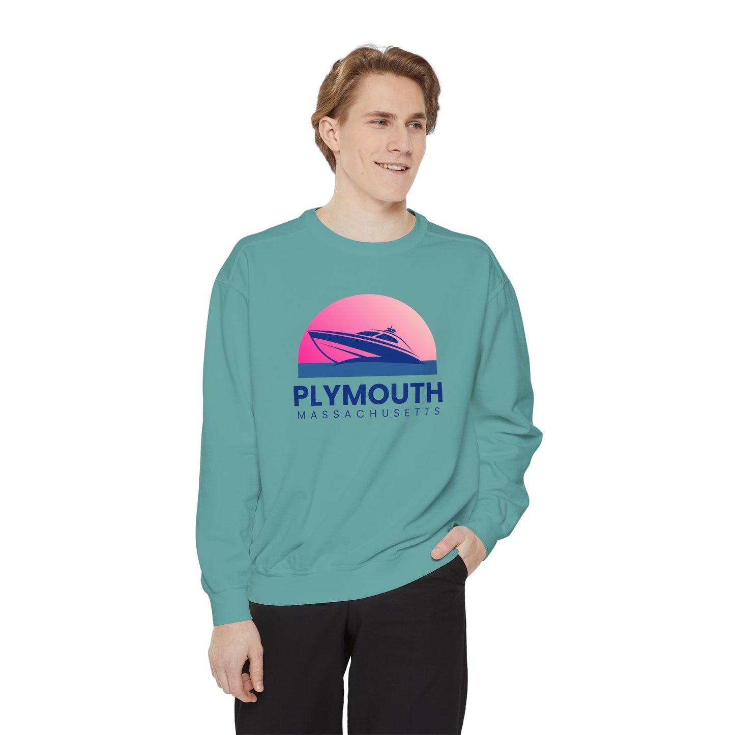 Plymouth Unisex Sweatshirt, Cozy, Perfect Autumn Gift, Relaxed Style for All