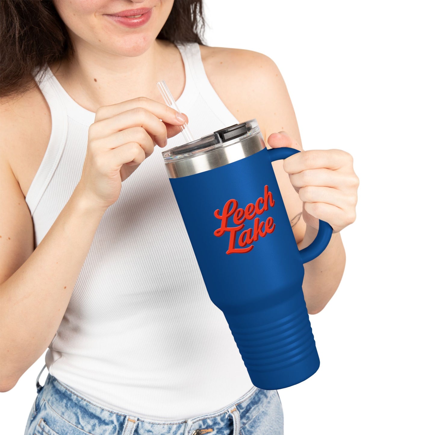 Leech Lake Insulated Travel Mug - Perfect for Outdoor Adventures, Road Trips, Holidays, Escapes, Camping Gear, Hydration on-the-go
