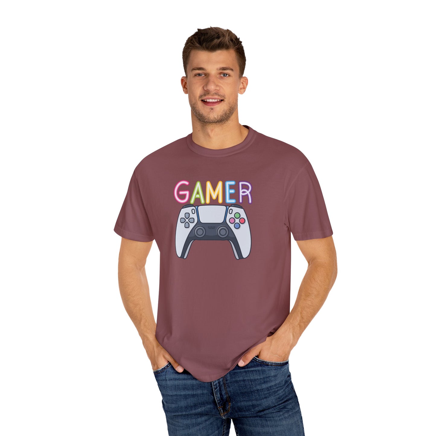Gamer Controller Unisex Garment-Dyed T-shirt