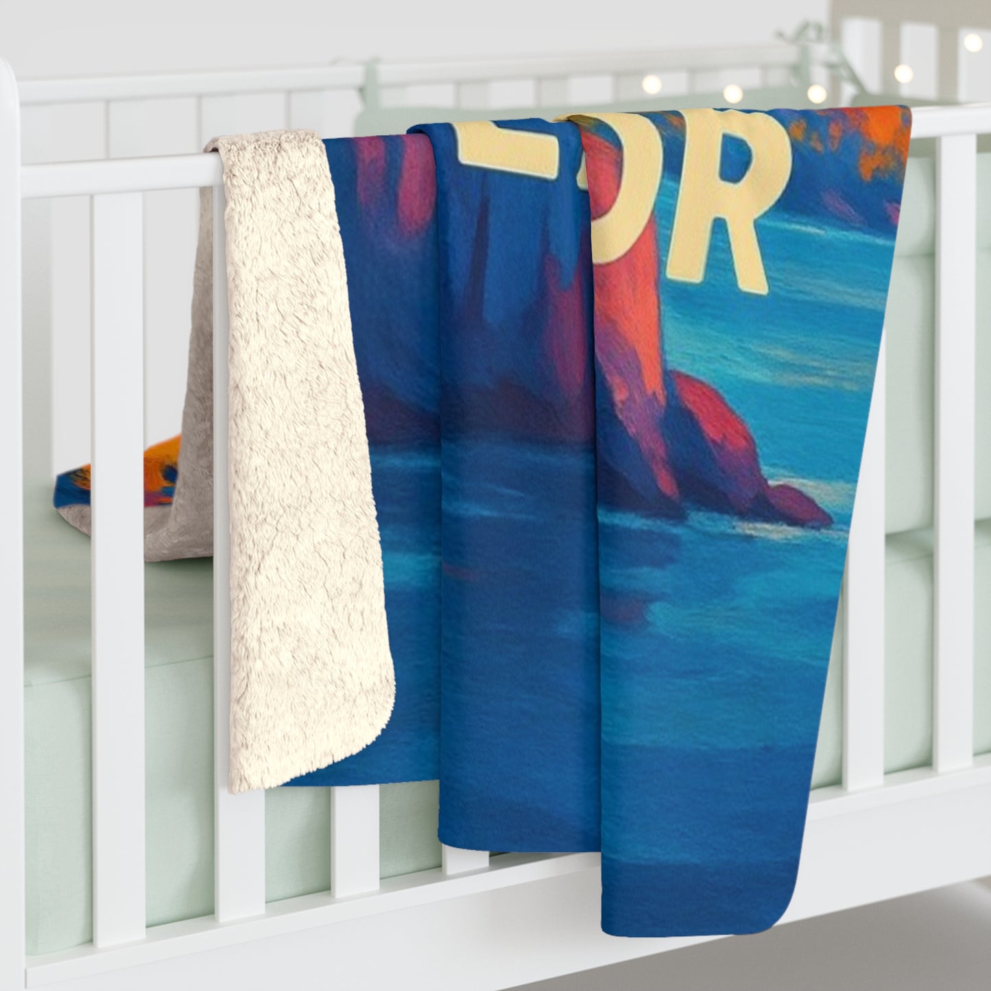 Lake Superior Sherpa Fleece Blanket