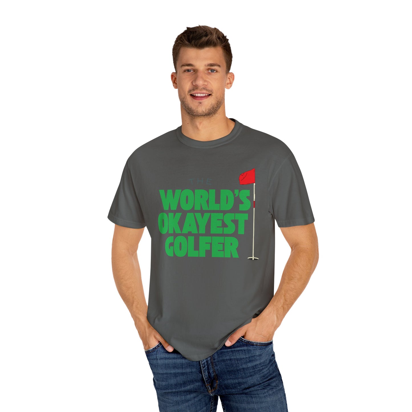 World's Okayest Golfer T-Shirt, Funny Golf Gift, Unisex Tee, Sports Apparel, Father's Day Gift, Golfer Humor