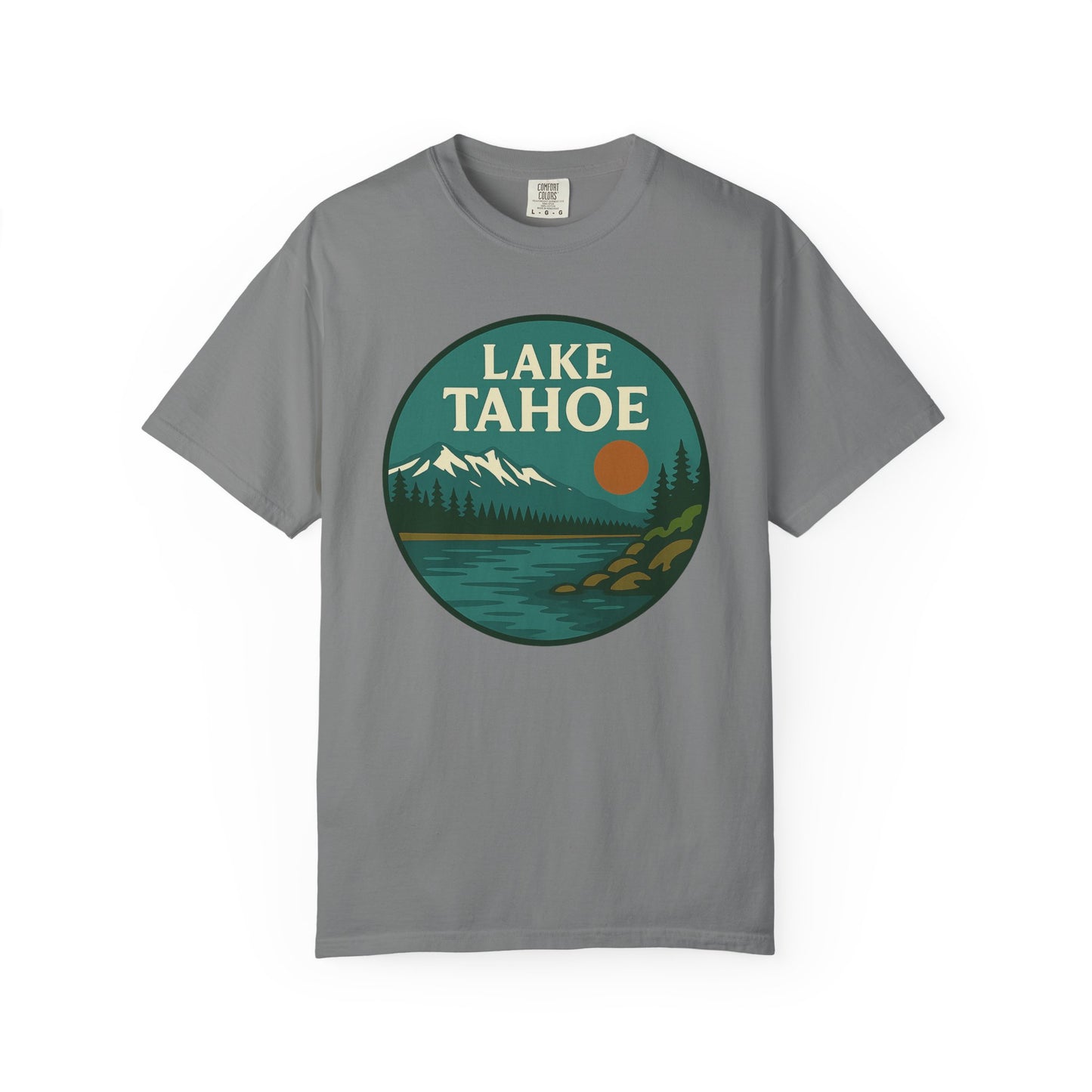 Lake Tahoe Unisex T-Shirt, Casual Graphic Tee, Nature Lover Gift, Outdoor Adventure Shirt, Vacation Souvenir, Summer Wear