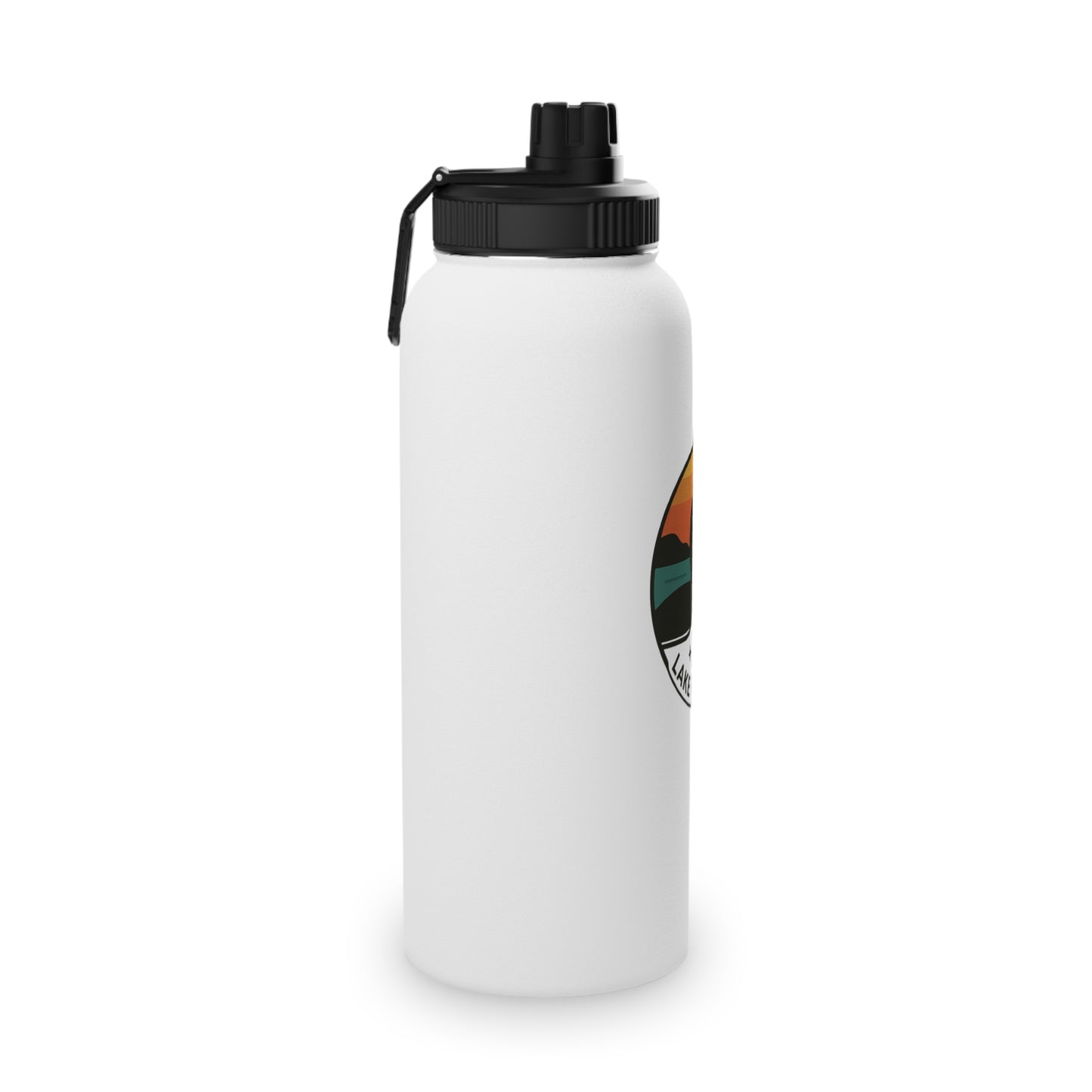 Lake Superior Stainless Steel Water Bottle, Sports Lid