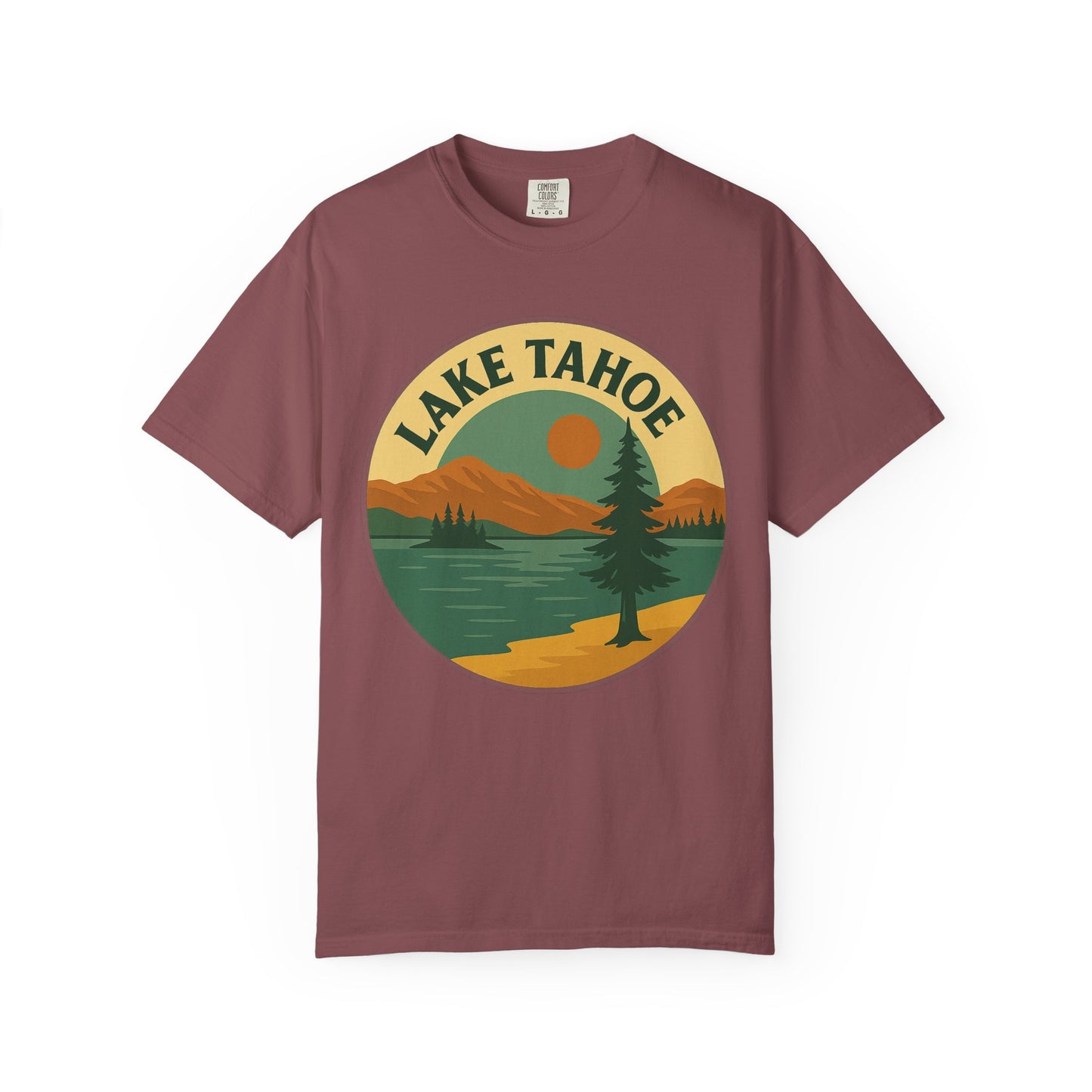 Lake Tahoe Unisex Garment-Dyed T-shirt
