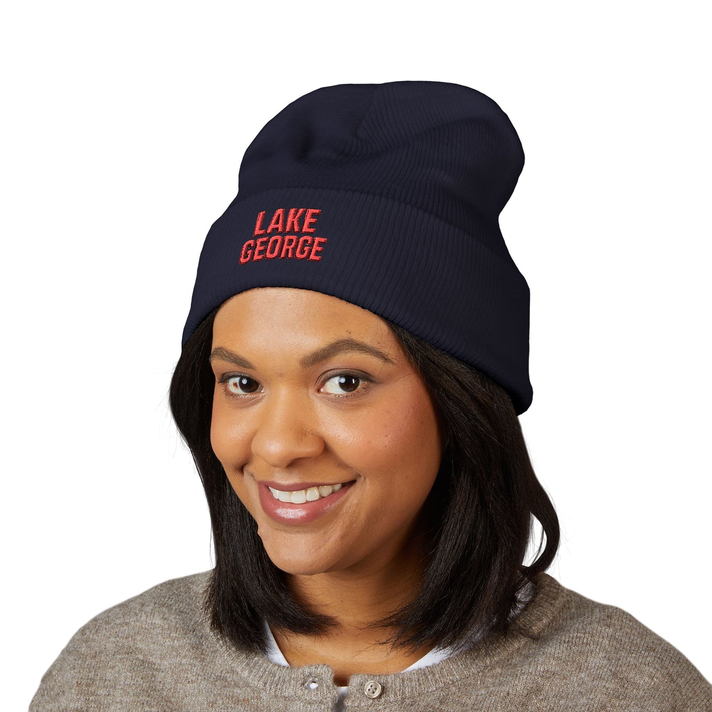 Lake George Classic Cuffed Beanie (Embroidery)