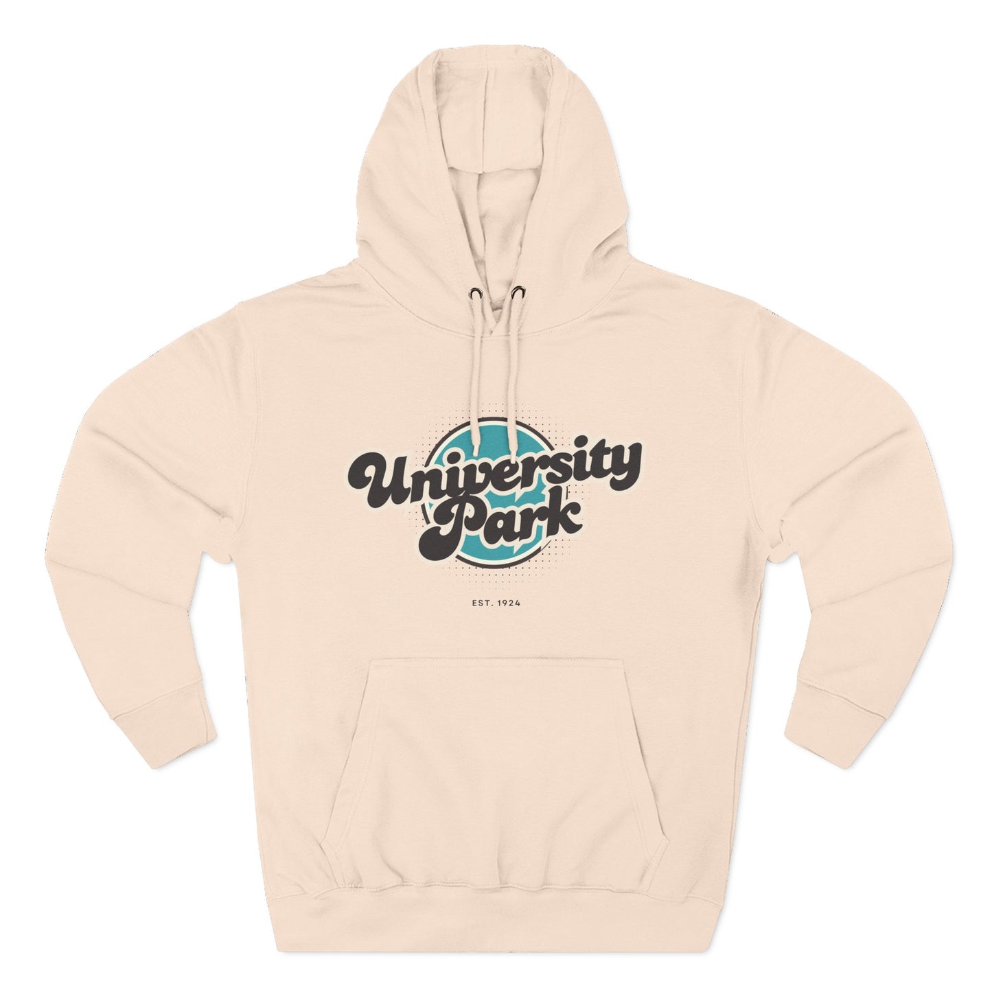 University Park Retro Vibe Hoodie for Casual Days, Streetwear, Unisex Gift, Cozy Layering Apparel