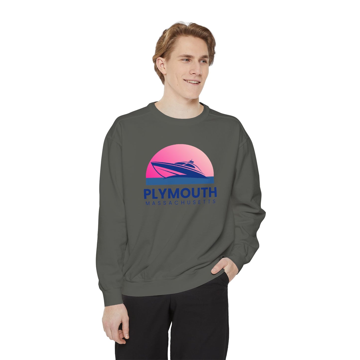 Plymouth Unisex Sweatshirt, Cozy, Perfect Autumn Gift, Relaxed Style for All