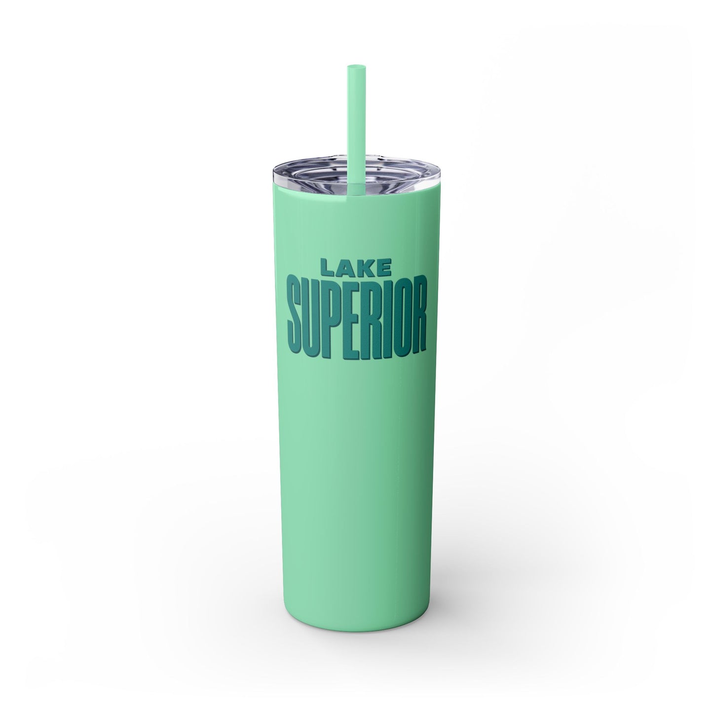 Lake Superior Skinny Tumbler - 20oz Travel Mug, Eco-Friendly Drinkware for Adventurers, Ideal for Camping, Picnics, and Daily Hydration