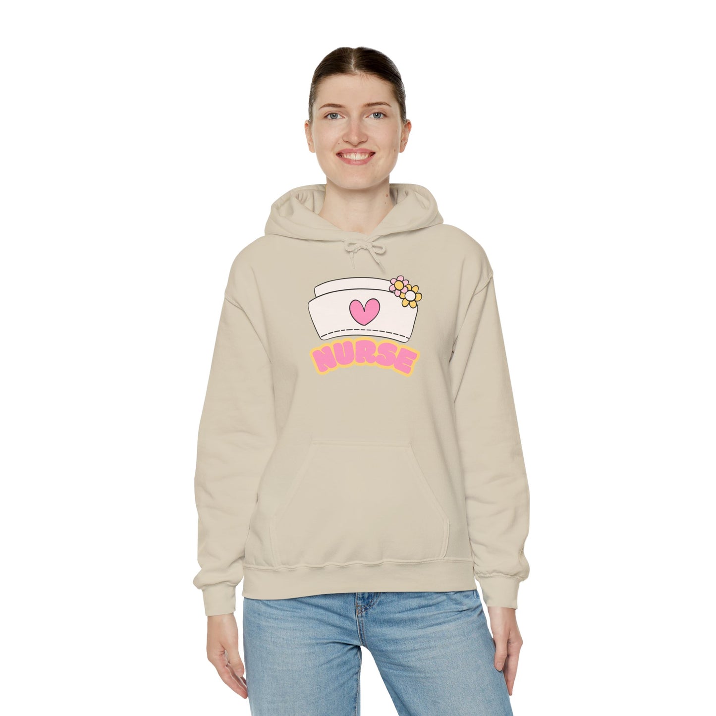 Nurse Love Hoodie | Cozy Unisex Sweatshirt, Gift for Healthcare Workers, Comfortable Nursing Apparel, Medical Appreciation Clothing