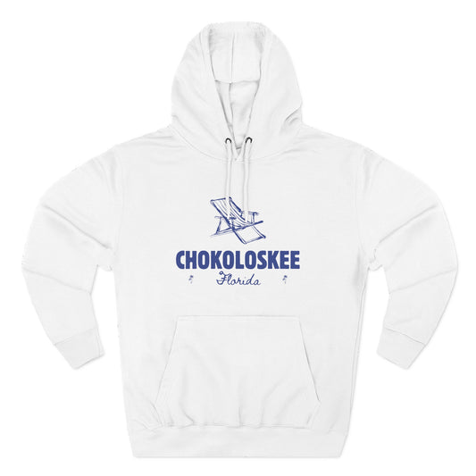 Chokoloskee Inspired Fleece Hoodie, Casual Wear, Relaxation, Gift for Autumn Lovers, Travel Essential