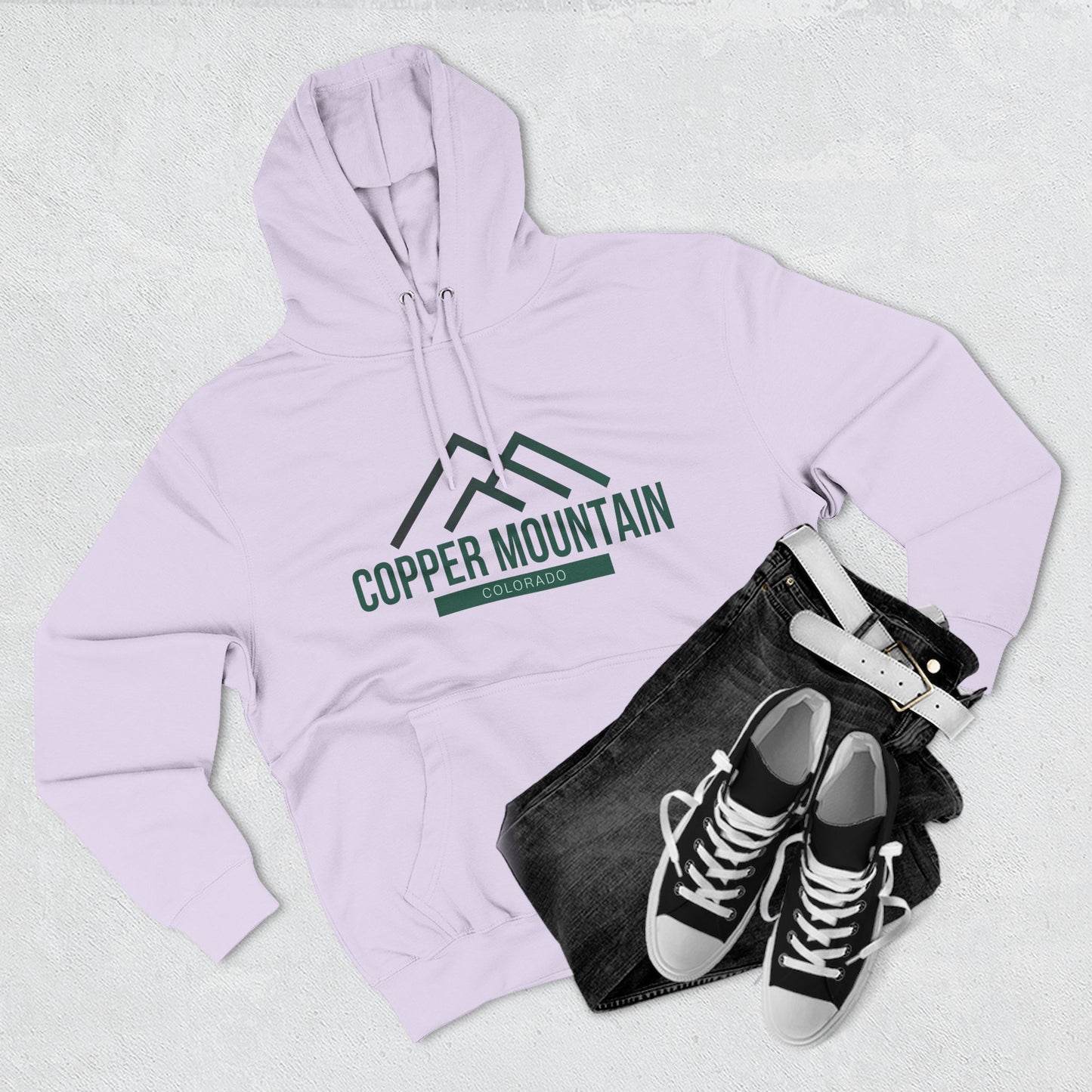 Copper Mountain Vibes Hoodie with Design, Perfect for Autumn Lovers, Comfortable and Stylish, Great Gift for Vacations