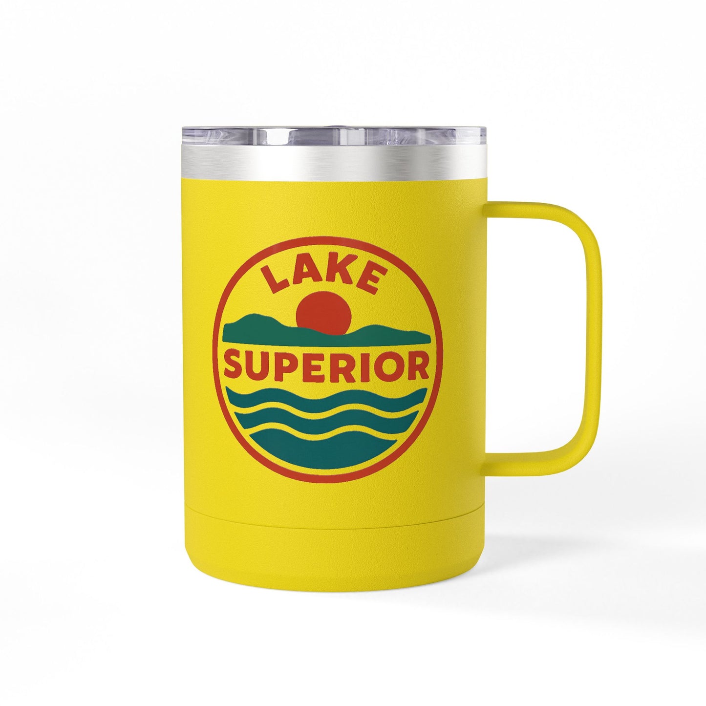 Lake Superior Coffee Mug Tumbler, 15oz