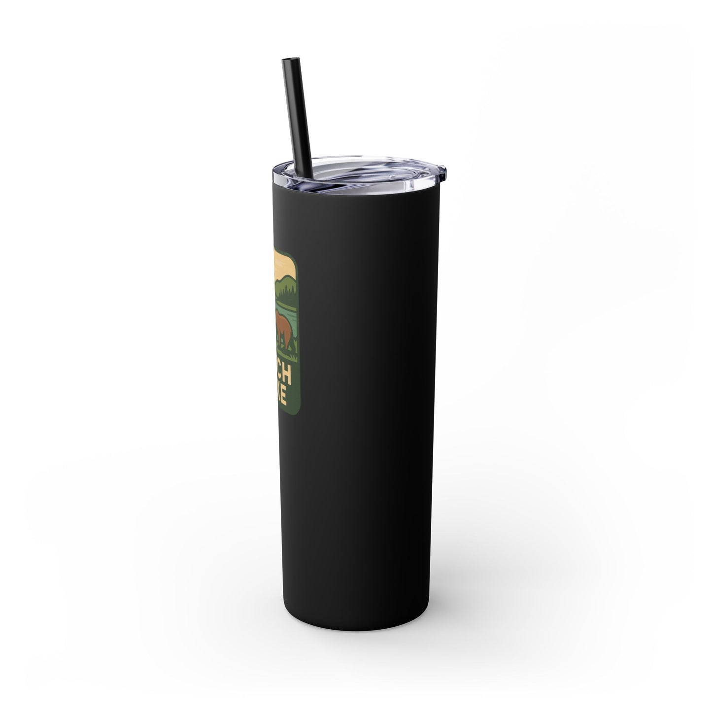 Leech Lake Skinny Tumbler - 20oz Travel Mug, Eco-Friendly Drinkware for Adventurers, Ideal for Camping, Picnics, and Daily Hydration