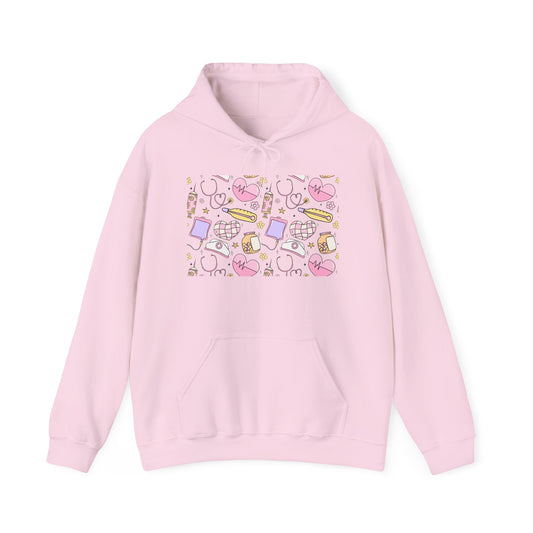 Nurse Cute Foodie Graphic Sweatshirt, Cozy Food Lover Pullover, Trendy Unisex Hoodie, Gift for Foodies, Cute Casual Wear