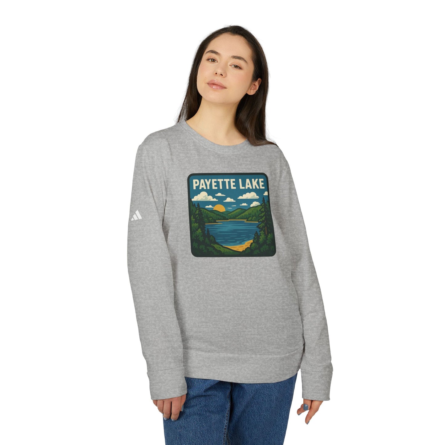 Payette Lake Adidas Unisex Fleece Crewneck Sweatshirt
